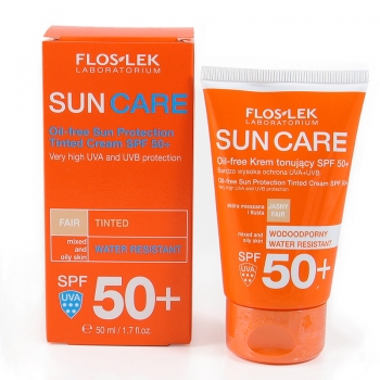 SUN CARE Getönte, ölfreie UV-Schutzcreme LSF 50+