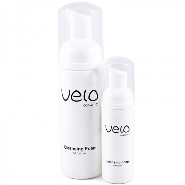 velo cosmetics cleansing foam sensitive